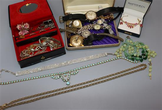 Assorted jewellery and watches